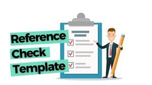 Reference Check Template - HR in a BOX HR documents