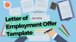 Letter of Employment Offer Template - HR in a BOX HR documents