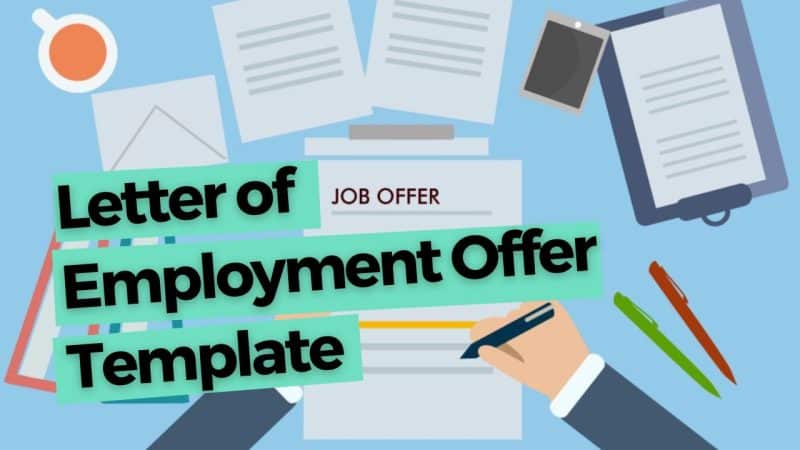 Recruitment & Staff Selection - Letter of Employment Offer Template