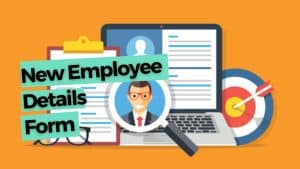 New Employee Details Form - HR in a BOX HR documents