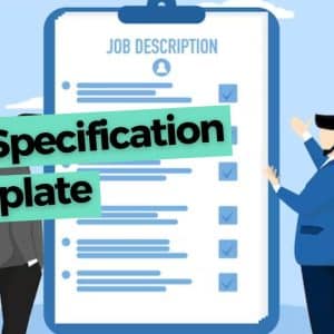 Job Specification Template - HR in a BOX HR documents