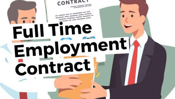 Contract of Employment - Full Time Employee